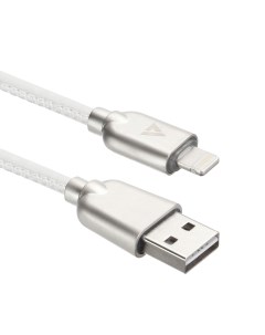 Кабель Lightning 8pin USB 1m белый Материал оплетки ПВХ Иск Кожа U926 P5W Acd
