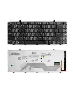 Клавиатура для Dell Alienware M11x R1 R2 R3 P06T Series черная TOP 100404 Topon