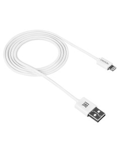 Кабель Lightning 8pin USB 2 0 1m белый CNE CFI1W Canyon