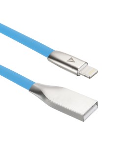 Кабель Lightning 8pin USB 1 2m голубой Материал оплетки TPE Термоэластопласт U922 P5L Acd