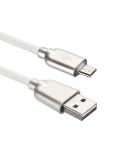 Кабель micro USB USB 1m белый Материал оплетки ПВХ Иск Кожа U926 M1W Acd
