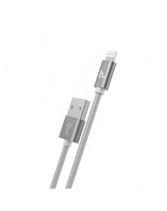 Кабель USB Lightning 8 pin 2 4A 1м серый X2 6957531032168 Hoco