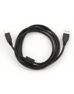 Кабель USB 2 0 AM USB 2 0 BM 1 8m черный экранированный 1 фильтр CCF USB2 AMBM 6 Cablexpert