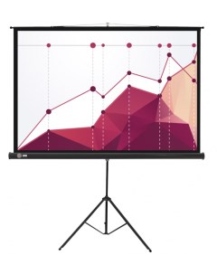 Экран для проектора рулонный Triscreen Triscreen на штативе 1 1 180x180 MW CS PST 180x180 Cactus