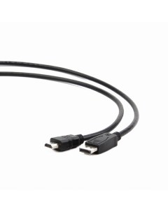 Кабель DisplayPort 20M HDMI 19M 1 м черный CC DP HDMI 1M Cablexpert