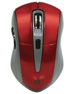 Мышь беспроводная MM 965 1600dpi оптическая светодиодная USB красный Defender