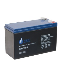 Аккумуляторная батарея для ИБП HM 12 9 12V 9Ah Парус электро