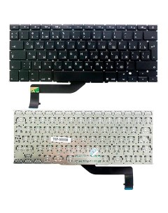 Клавиатура для ноутбука Apple MacBook Pro 15 A1398 Series черный TOP 100308 Topon