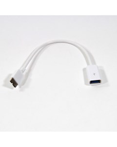 Кабель USB microUSB OTG 0 1m белый CU304 Vcom