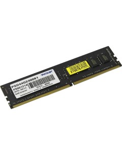 Память DDR4 DIMM 4Gb 2400MHz CL16 1 2 В Signature PSD44G240081 Patriot memory