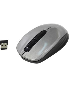 Мышь беспроводная 475MW оптическая светодиодная USB черный серый Oklick
