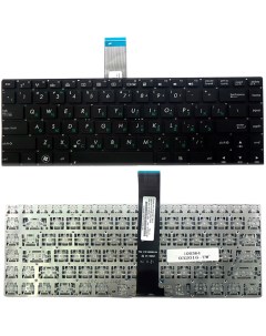 Клавиатура для ноутбука Asus N46 N46J N46JV N46V N46VB N46VJ N46V N46VM N46 Series черный TOP 100364 Topon