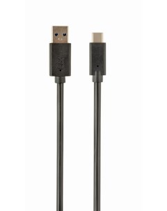 Кабель USB USB Type C 3A 1 8 м черный CCP USB3 AMCM 6 Cablexpert