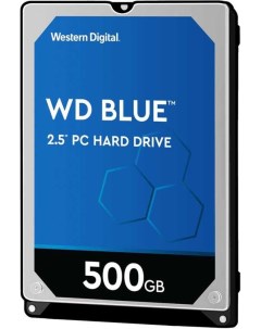 Жесткий диск HDD 500Gb Blue 2 5 5400rpm 128Mb SATA3 WD5000LPZX Western digital