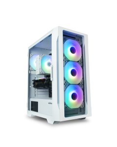 Корпус I3 NEO TG ATX Midi Tower 2xUSB 3 0 RGB подсветка белый без БП I3 NEO TG White Zalman