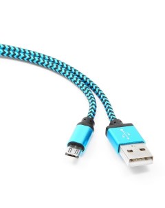 Кабель USB microUSB 5P 1m синий CC mUSB2bl1m Cablexpert