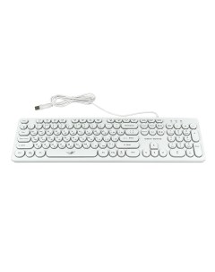 Клавиатура проводная KGK 16U WHITE мембранная подсветка USB белый KGK 16U WHITE Dialog