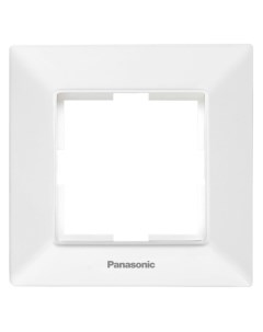 Рамка Arkedia Slim горизонтальная 1 пост белая WNTF08012WH RU Panasonic