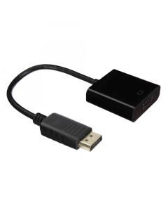 Кабель переходник адаптер DisplayPort 20M HDMI 19F v1 2 v1 4 4K экранированный 20 см черный DADHF 01 Acd