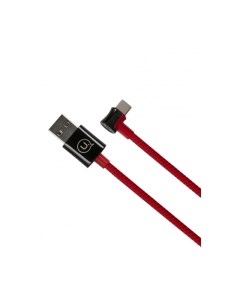 Кабель USB Type C угловой 2A 1 2м красный Smart Power off U13 SJ341USB02 Usams