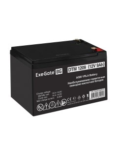 Аккумуляторная батарея для ИБП DTM 1209 12V 9Ah ES252438RUS Exegate