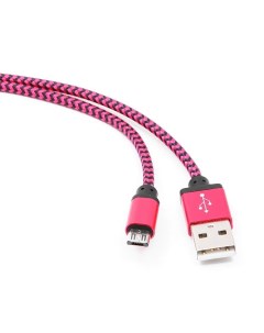 Кабель USB microUSB 5P 1m фиолетовый CC mUSB2pe1m Cablexpert