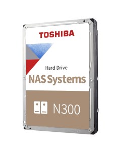 Жесткий диск HDD 8Tb NAS N300 3 5 7200rpm 256Mb SATA3 HDWG480UZSVA Toshiba
