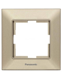 Рамка Arkedia Slim горизонтальная 1 пост бронза WNTF08012BR RU Panasonic
