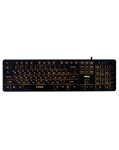 Клавиатура проводная KK ML17U мембранная подсветка USB черный KK ML17U BLACK Dialog