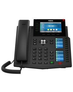 VoIP телефон X6U 20 линий цветной дисплей PoE черный X6U Fanvil