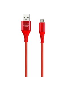 Кабель Micro USB USB 2A 1м красный iK 12ERGbox red Smartbuy