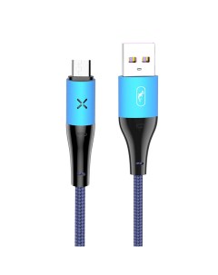Кабель USB Micro USB 3A быстрая зарядка 1м синий S49V 206465 Skydolphin
