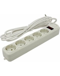 Сетевой фильтр SP-5-3W, 5-розеток, 3 м, белый (EX221187RUS) Exegate