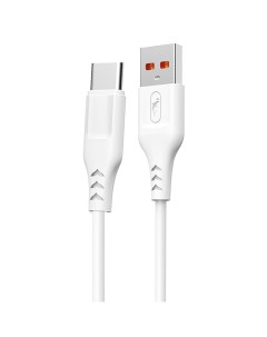 Кабель USB USB Type C быстрая зарядка 2 4A 1 м белый S61T 206497 Skydolphin