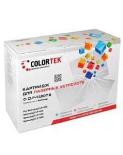 Картридж для Samsung черный СТ CLP 510D7 Colortek