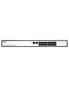 Коммутатор OS1218P, кол-во портов: 16x100 Мбит/с, кол-во SFP/uplink: RJ-45 2x1 Гбит/с, установка в стойку, PoE: 16x30Вт (макс. 190Вт) (OS1218P/A1A) Origo