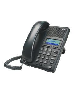 VoIP телефон DPH 120S 2 SIP аккаунта монохромный дисплей PoE черный DPH 120S F1C D-link