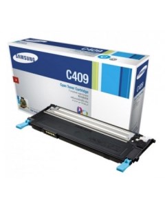 Картридж лазерный CLT C409S голубой 1000 страниц оригинальный для CLP 310 315 CLX 317 3175 Samsung