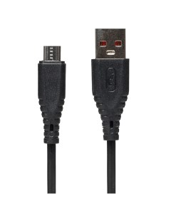 Кабель USB Micro USB быстрая зарядка 2 4A 1 м черный S18V 206439 Skydolphin
