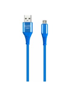 Кабель Micro USB USB 2A 1м синий iK 12ERGbox blue Smartbuy