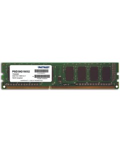 Память DDR3 DIMM 8Gb 1600MHz CL11 1 5 В Signature PSD38G16002 Patriot memory