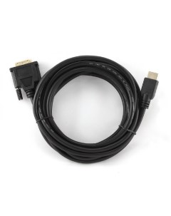 Кабель HDMI 19M DVI 19M экранированный 4 5 м черный CC HDMI DVI 15 Cablexpert