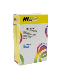 Картридж струйный HB PFI 107C PFI 107C 6706B001 голубой совместимый 130мл для Canon iPF680 685 780 7 Hi-black