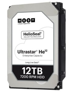Жесткий диск HDD 12Tb Ultrastar DC HC520 3 5 7 2K 256Mb 512e SAS 12Gb s HUH721212AL5200 Western digital