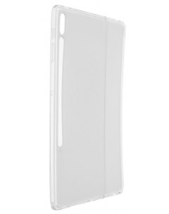 Чехол накладка для планшета Samsung Galaxy Tab S7 Plus 12 4 силикон прозрачный УТ000026645 Red line