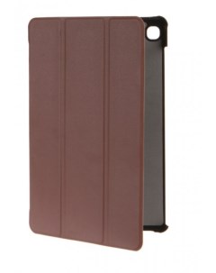 Чехол книжка для планшета Samsung Galaxy Tab S6 lite полиуретан поликарбонат коричневый УТ000024389 Red line