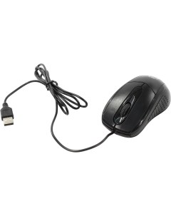 Мышь проводная 305M 1000dpi оптическая светодиодная USB черный Oklick