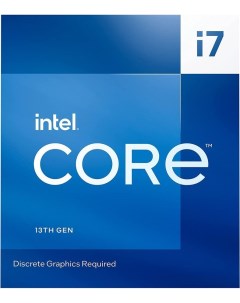 Процессор Core i7 13700F Raptor Lake 16C 24T 2100MHz 30Mb TDP 65 Вт 219 Вт LGA1700 tray OEM CM807150 Intel