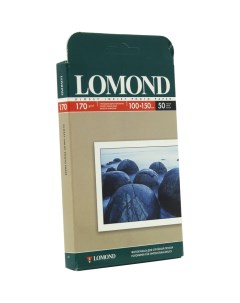Фотобумага 10x15 170 г м глянцевая 50 листов односторонняя 0102150 для струйной печати Lomond