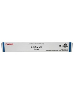 Картридж лазерный C EXV28C 2793B002 голубой 38000 страниц оригинальный для imageRunner C5045 C5051 C Canon